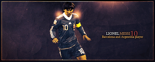 Signatures: Lionel Messi